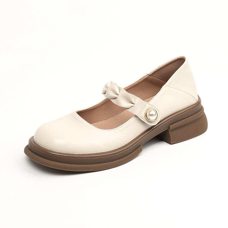 Women Fashion Casual Chunky Lug Sole Loafers-RAIIFY