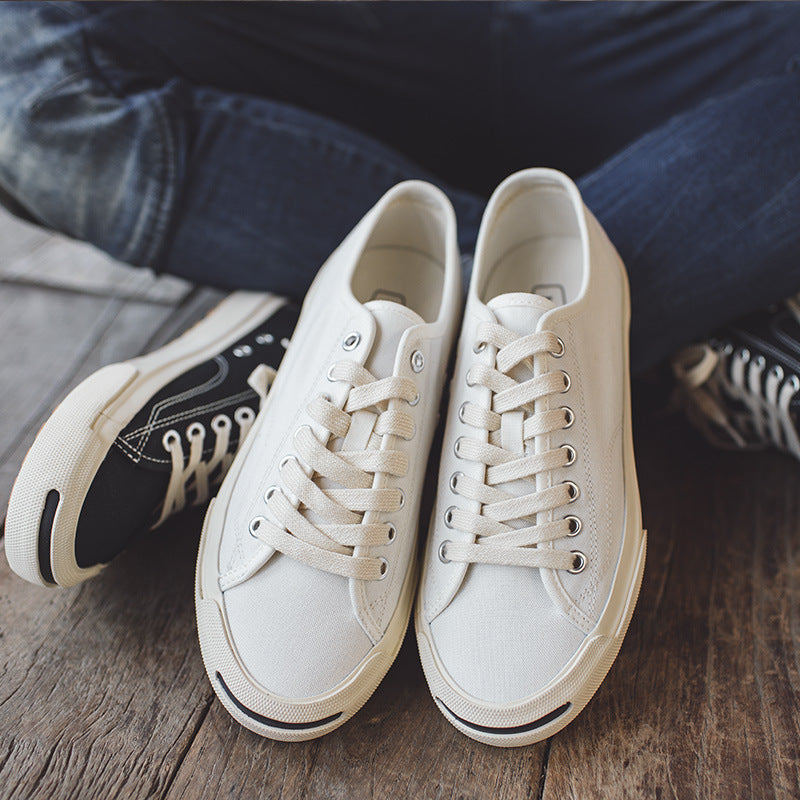 Men Minimalist Fashion Casual Canvas Skate Shoes-RAIIFY