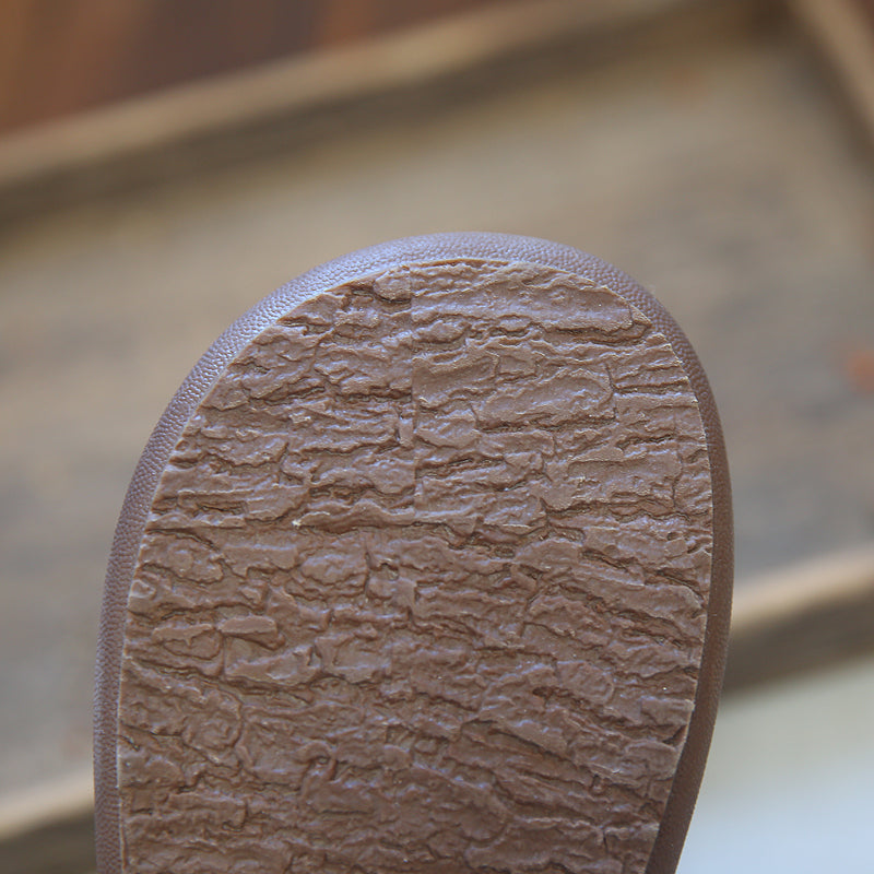 Women Retro Velcro Soft Flat Casual Shoes-RAIIFY