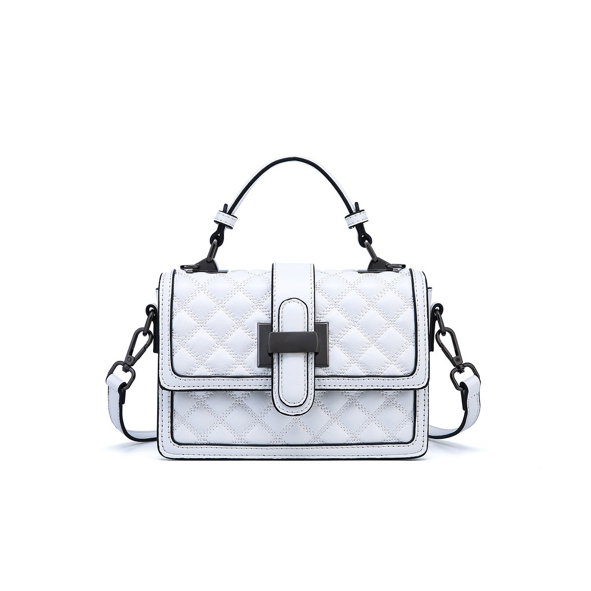 Women Cowhide Classic Fashion Cross Body Bag-RAIIFY