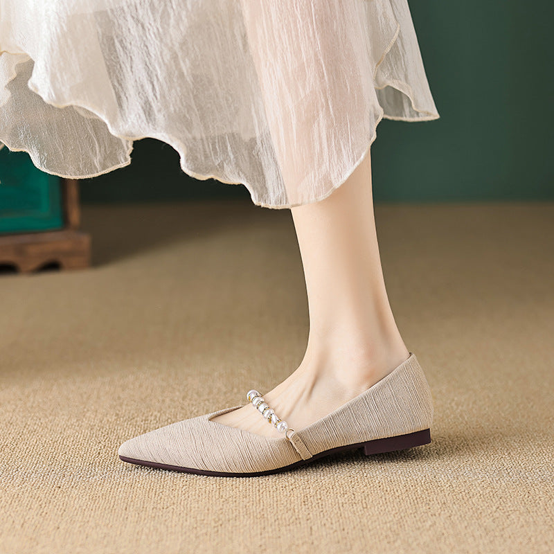 Women Casual Fashion Pointed Toe Flats-RAIIFY