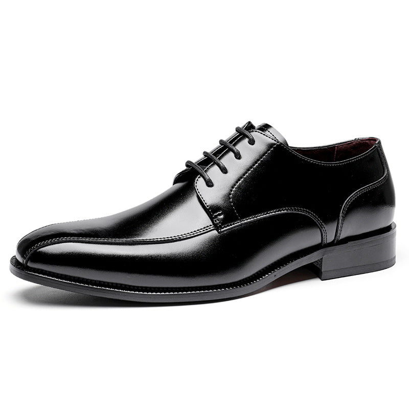 Men CLassic Pointed Toe Cowhide Oxford Shoes-RAIIFY