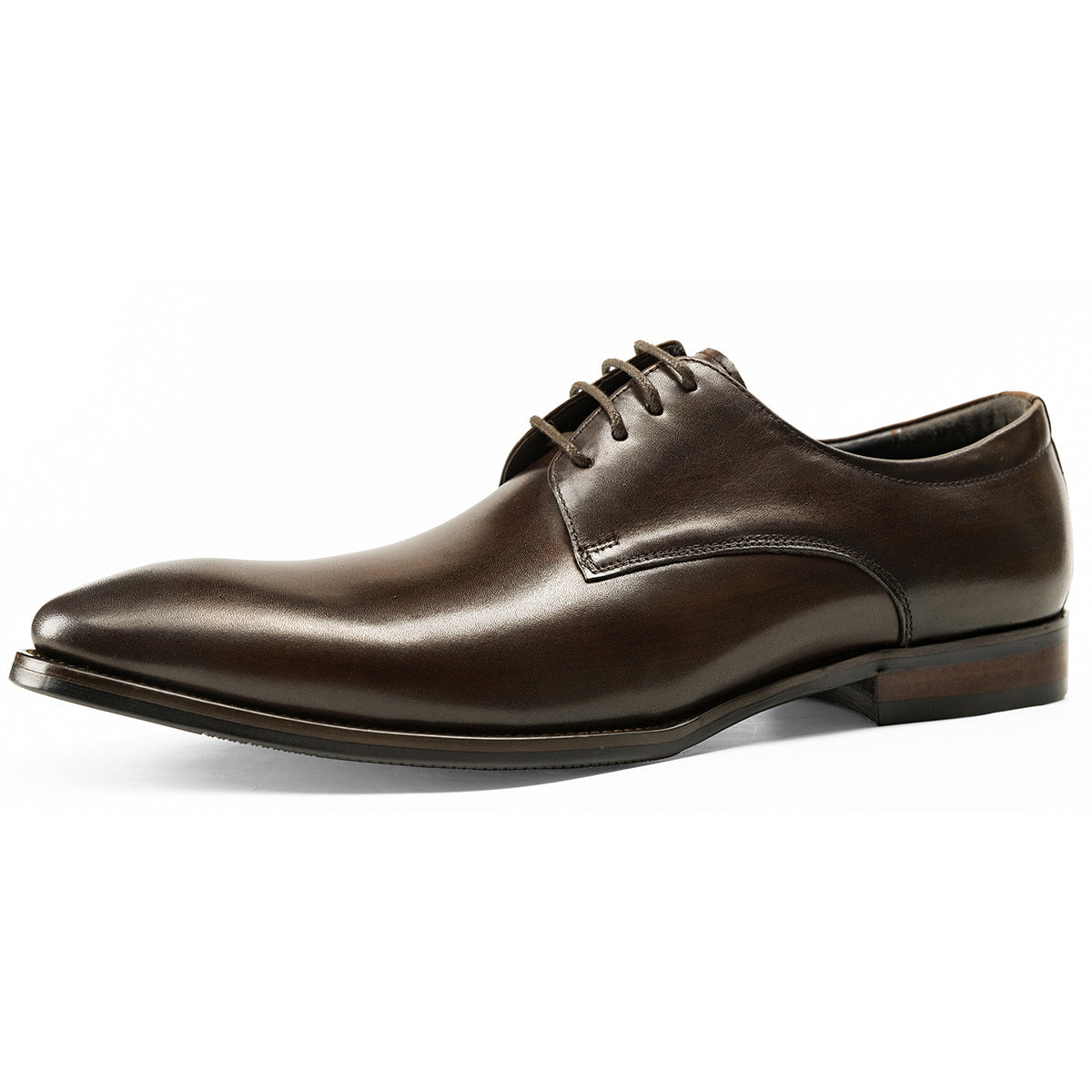 Men Classic Solid Cowhide Handmade Oxford Shoes-RAIIFY