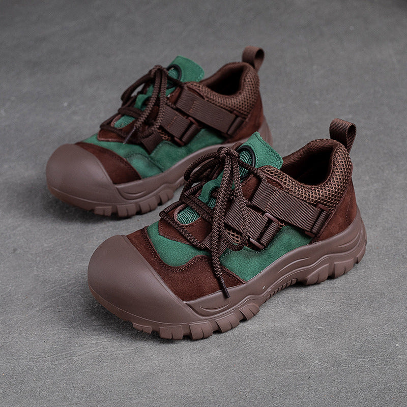 Women Stylish Patchwork Retro Casual Shoes-RAIIFY