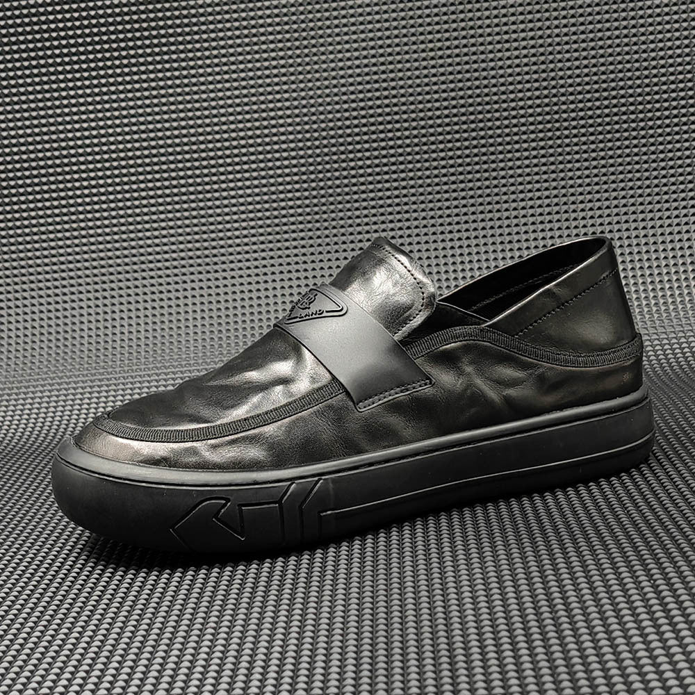 Men Minimalist Soft Leather Flat Casual Loafers-RAIIFY