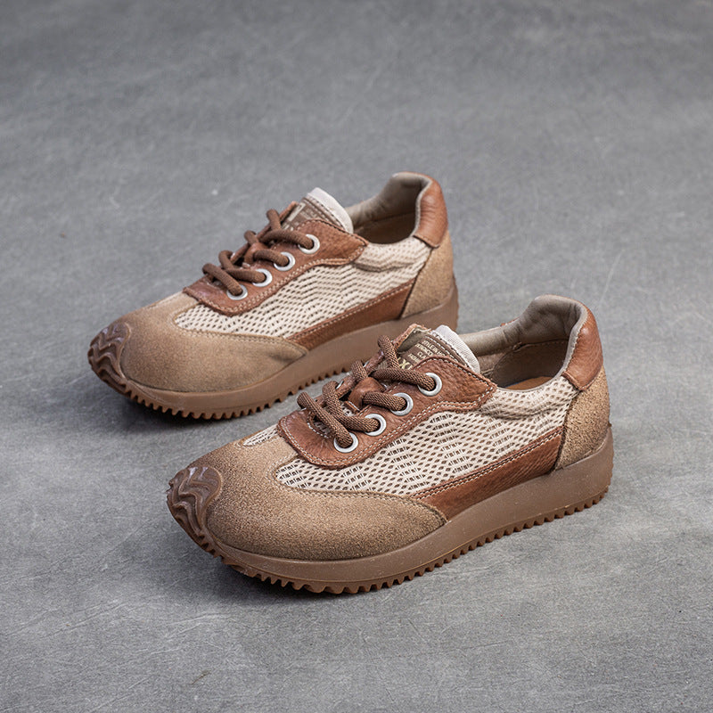 Women Retro Breathable Patchwork Casual Shoes-RAIIFY