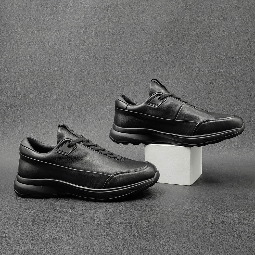 Men Minimalist Classic Leather Casual Shoes-RAIIFY