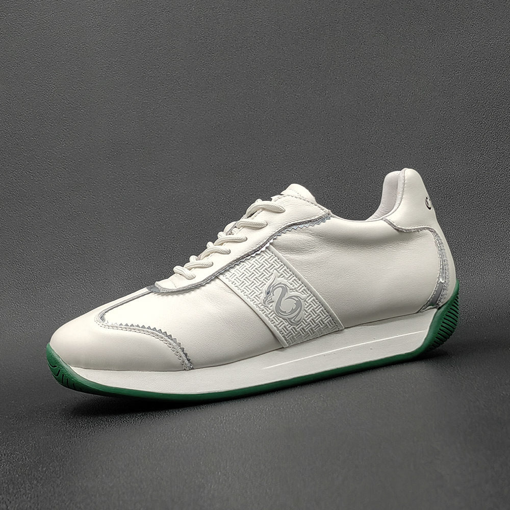Men Fashion Leather Comfort Flat Casual Shoes-RAIIFY