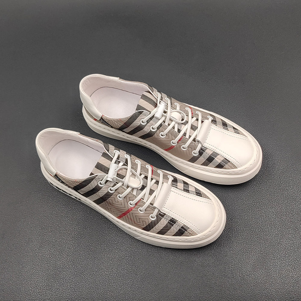Men Ice Silk Canvas Flat Fashion Casual Shoes-RAIIFY