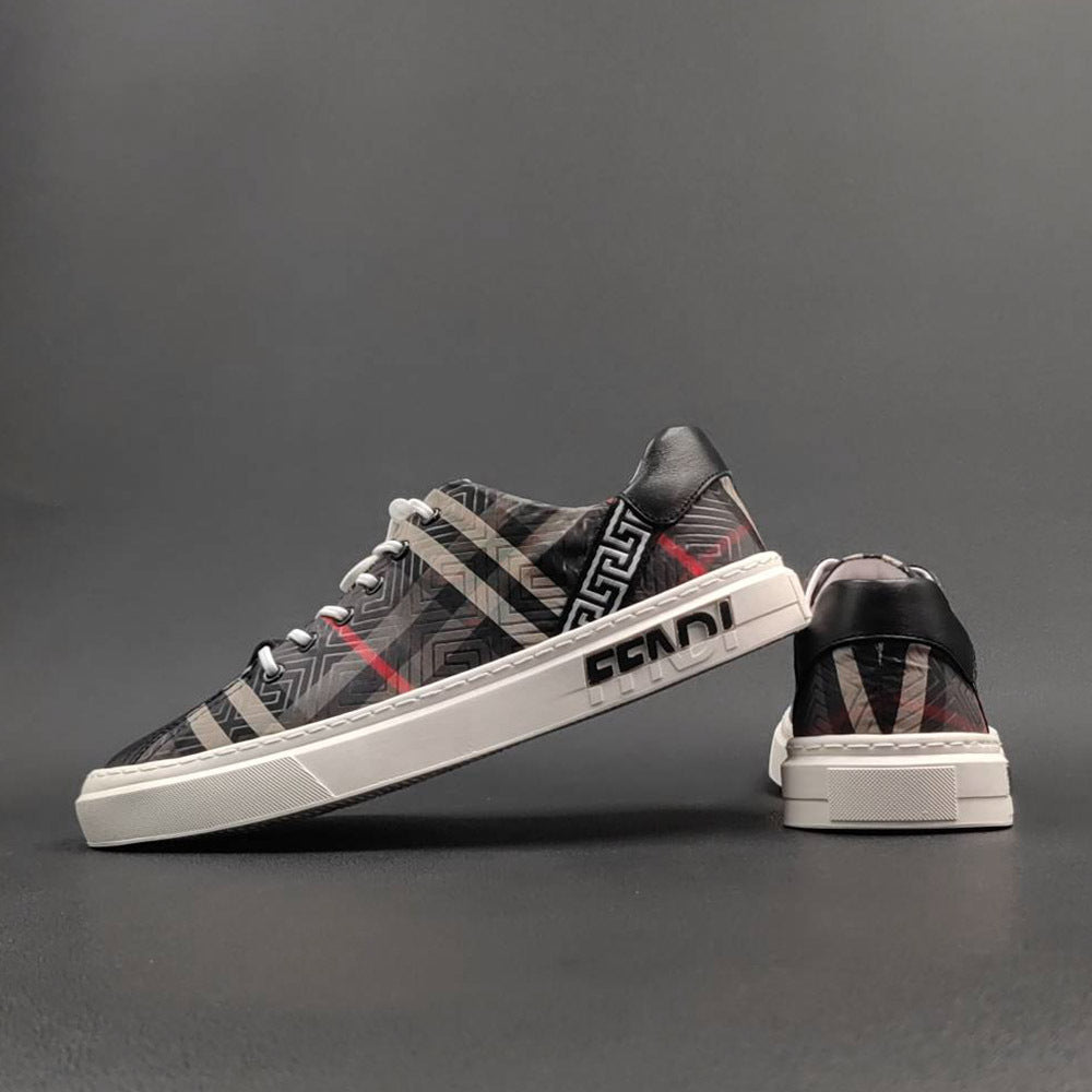 Men Ice Silk Canvas Flat Fashion Casual Shoes-RAIIFY
