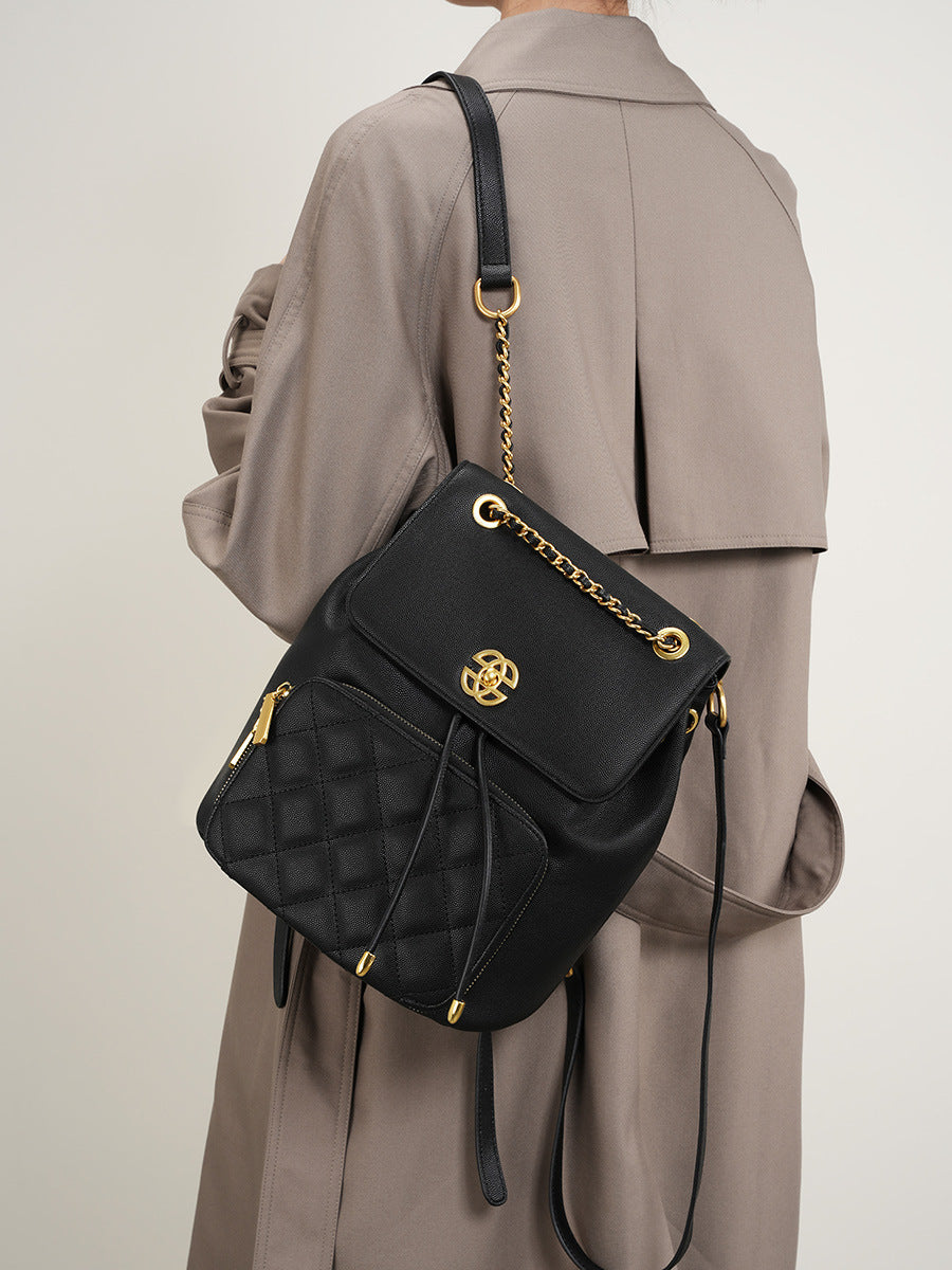 Women Stylish Fashion Casual Leather Backpack-RAIIFY