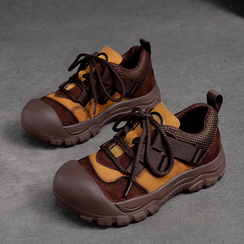 Women Stylish Patchwork Retro Casual Shoes-RAIIFY