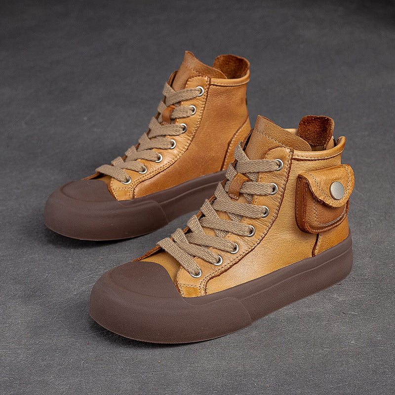 Women Retro Casual Leather Comfort Ankle Boots-RAIIFY