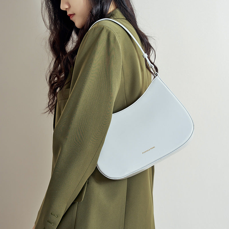 Women's Fashion Trend Leather Tote Shoulder Bag-RAIIFY