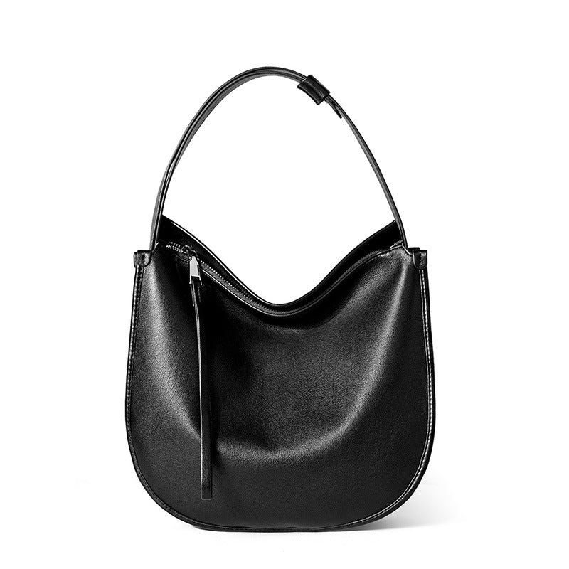 Women Minimalist Fashion Soft Leather Tote Bag-RAIIFY
