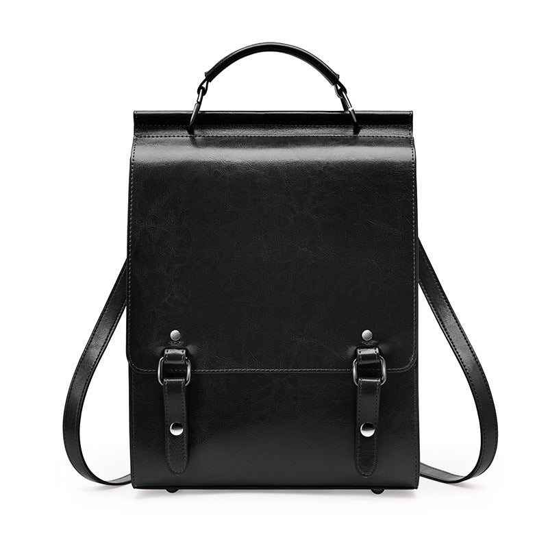 Women Vintage Cowhide Minimalist Backpack-RAIIFY