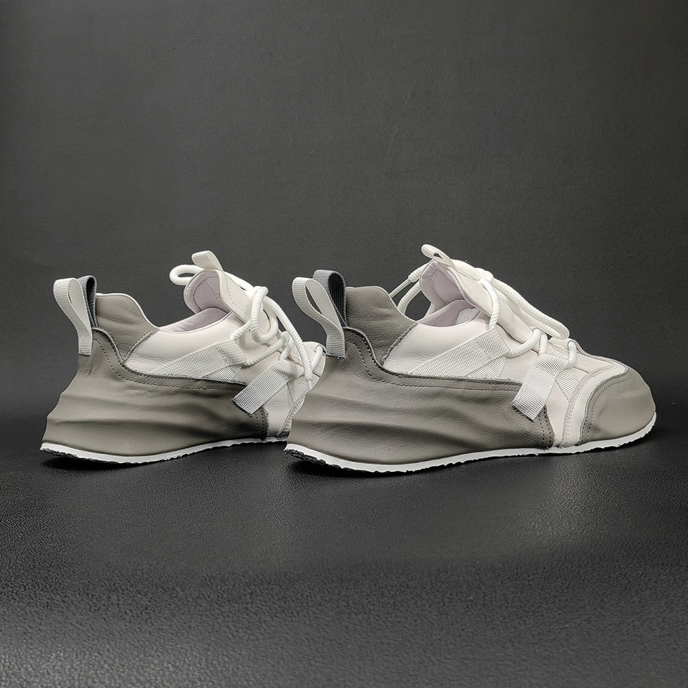 Men Minimalist Fashion Leather Casual Shoes-RAIIFY