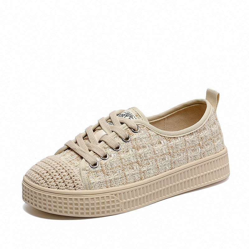 Women Fashion Minimalist Canvas Soft Flat Casual Shoes-RAIIFY