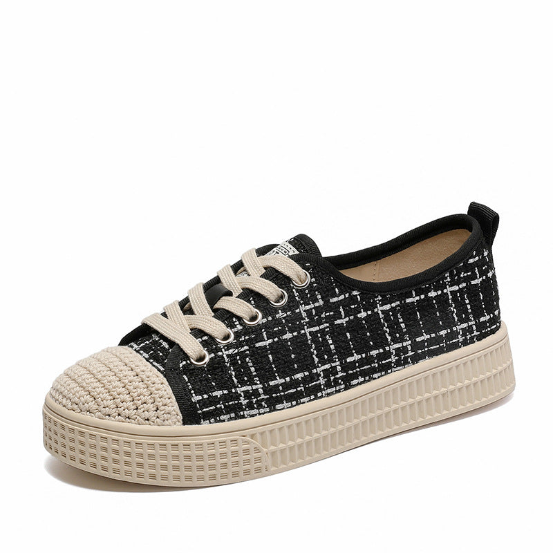 Women Fashion Minimalist Canvas Soft Flat Casual Shoes-RAIIFY