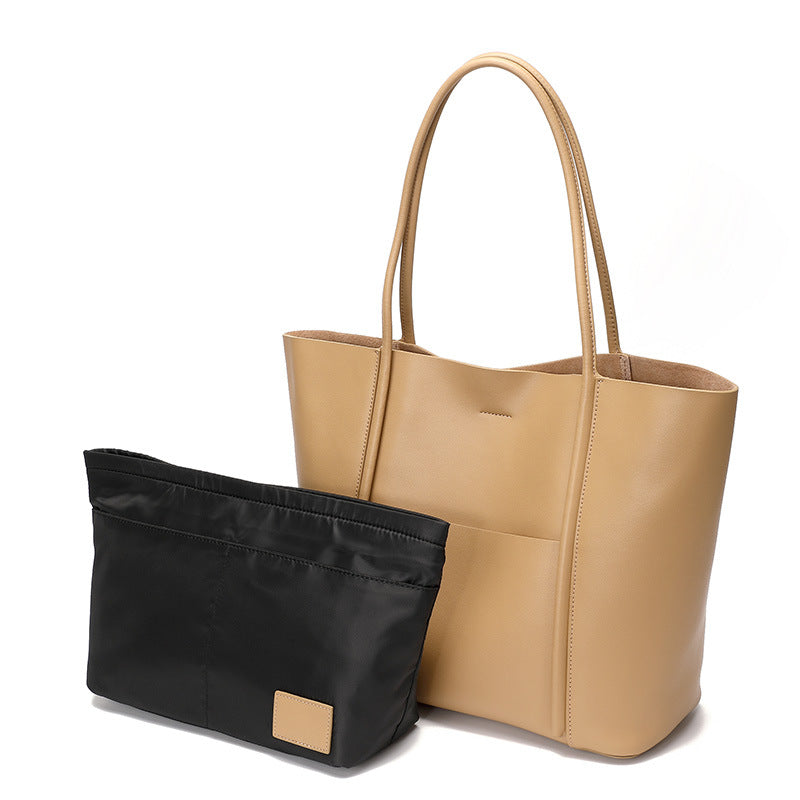 Women Stylish Casual Leather Shoulder Tote Bag-RAIIFY