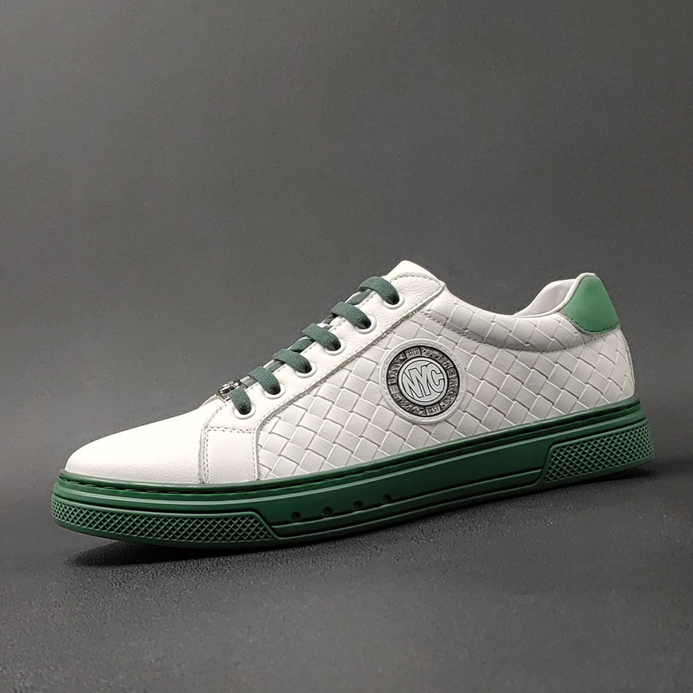 Men Leather Fashion Leather Flat Casual Shoes-RAIIFY