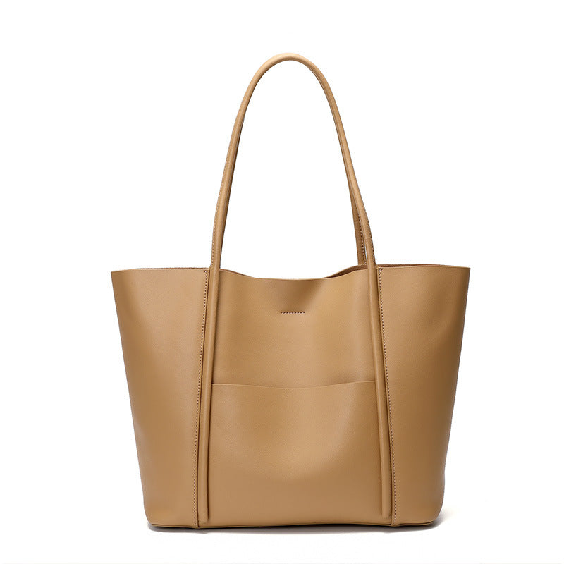 Women Stylish Casual Leather Shoulder Tote Bag-RAIIFY