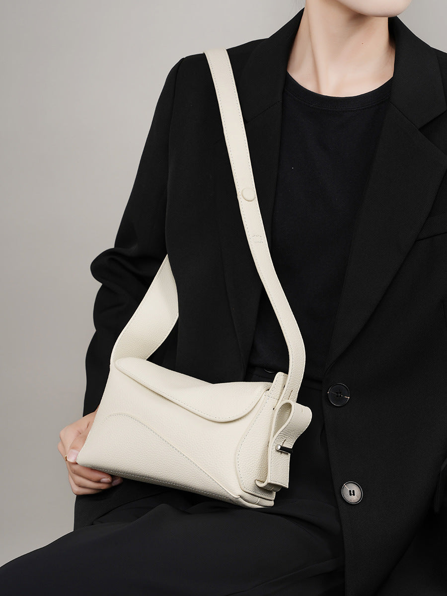 Women Minimalist Stylish Leather Tote Shoulder Bag-RAIIFY