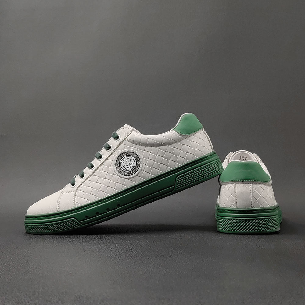 Men Leather Fashion Leather Flat Casual Shoes-RAIIFY