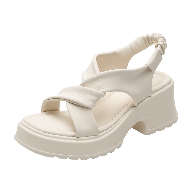 Women Fashion Minimalist Soft Chunky Sole Sandals-RAIIFY