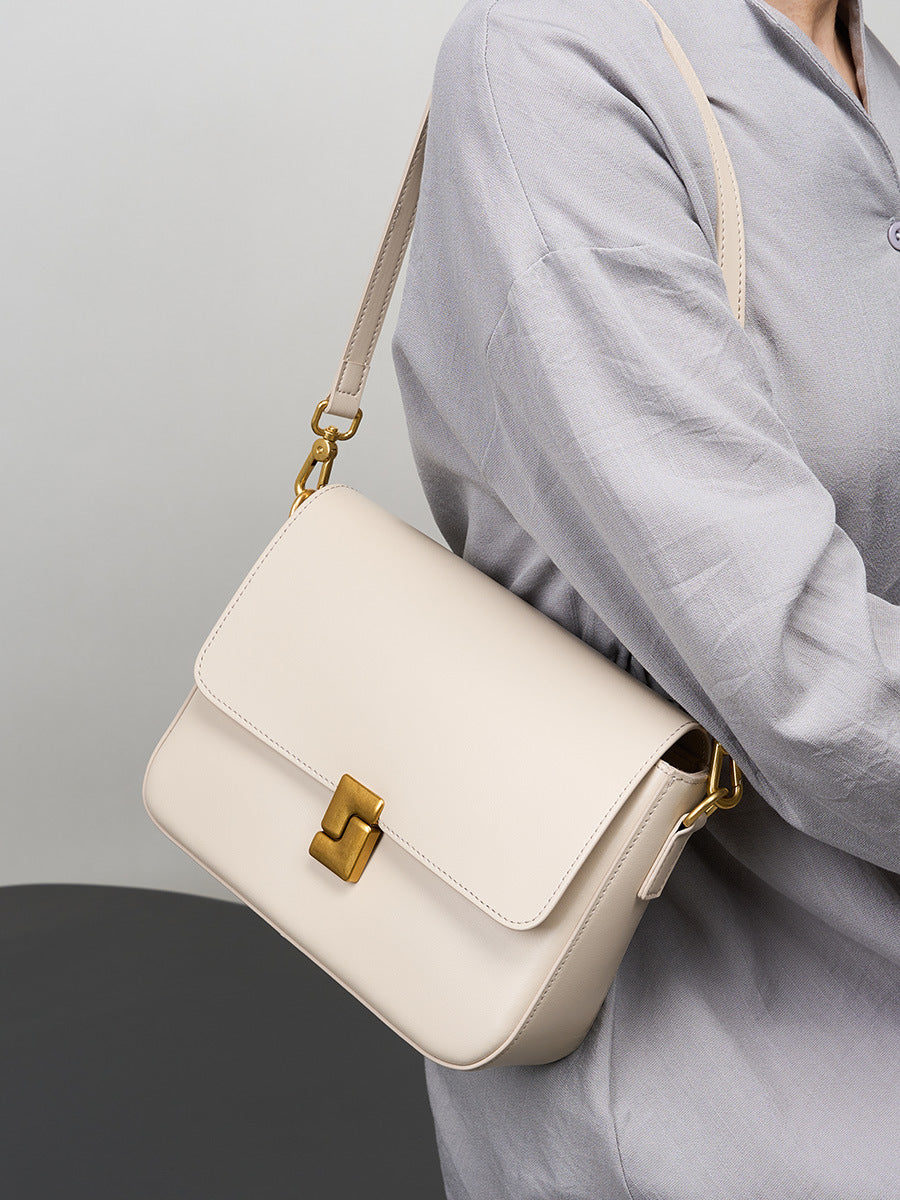 Women Minimalist Fashion Casual Leather Shoulder Bag-RAIIFY