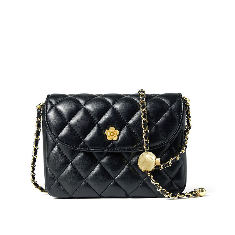 Women Stylish Casual Leather Chain Strap Shoulder Bag-RAIIFY