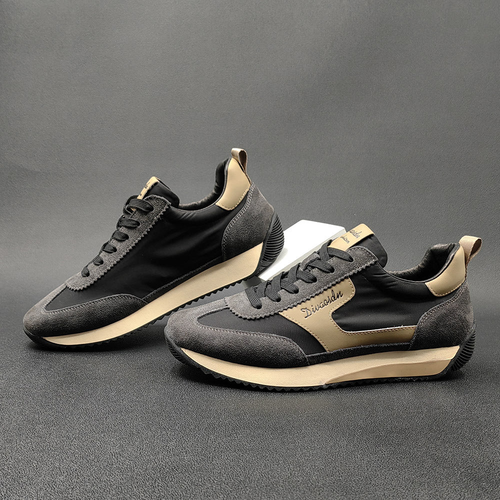 Men Fashion Suede Casual Training Sneakers-RAIIFY