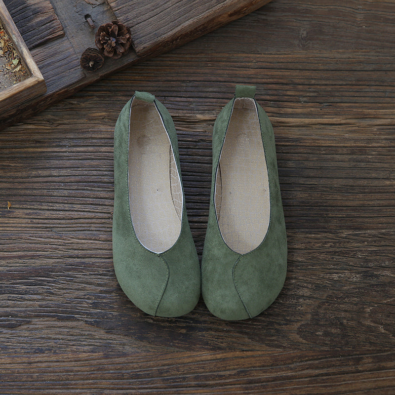 Women Retro Flat Comfortable Flats Casual Shoes-RAIIFY