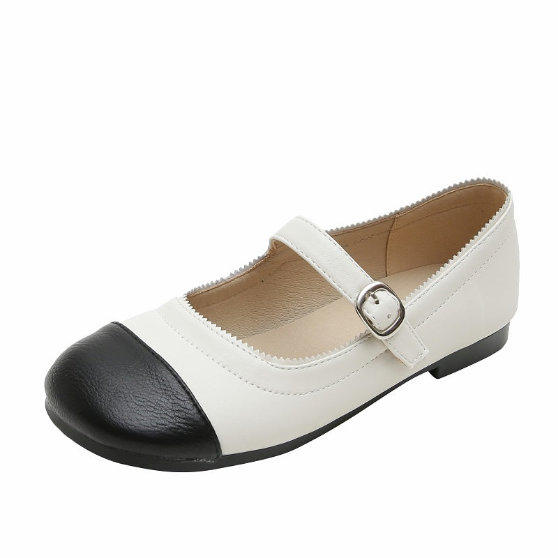 Women Soft Leather Retro Summer Casual Flats-RAIIFY