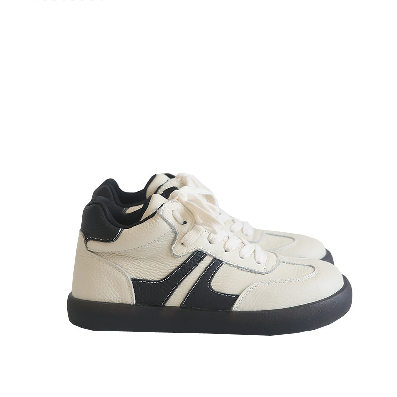 Women Retro Leather Casual Sneakers-RAIIFY