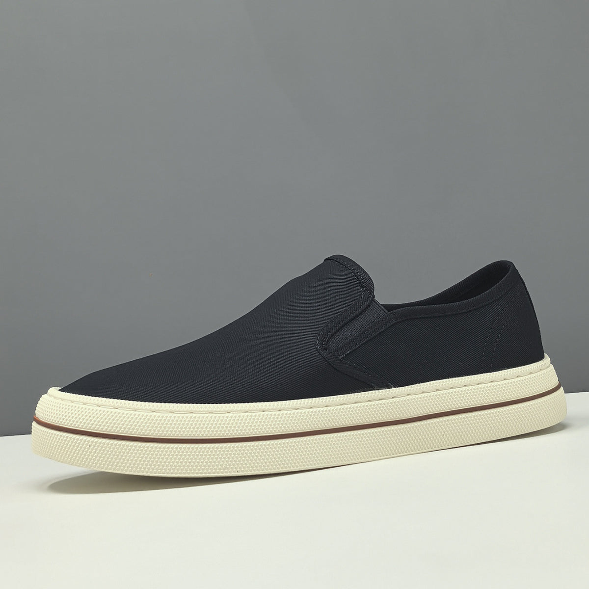 Men's Minimalist Breathable Canvas Flat Casual Loafers-RAIIFY