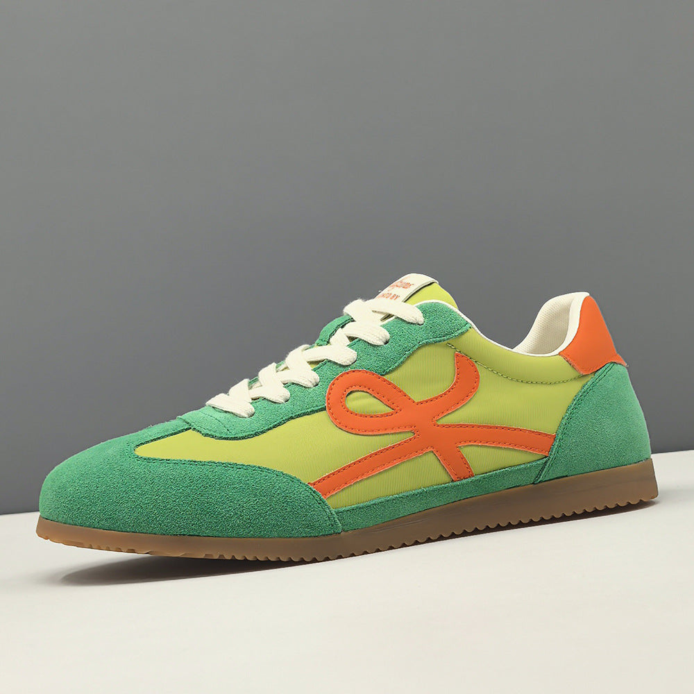 Men Fashion Color Matching Patchwork Flat Casual Sneakers-RAIIFY