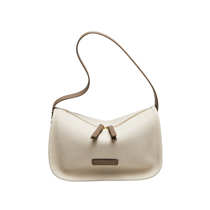 Women Fashion Minimalism Soft Cowhide Shoulder Bag-RAIIFY