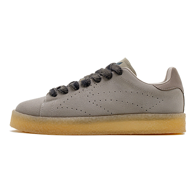 Men's Retro Plain Suede Low-top Sneakers-RAIIFY