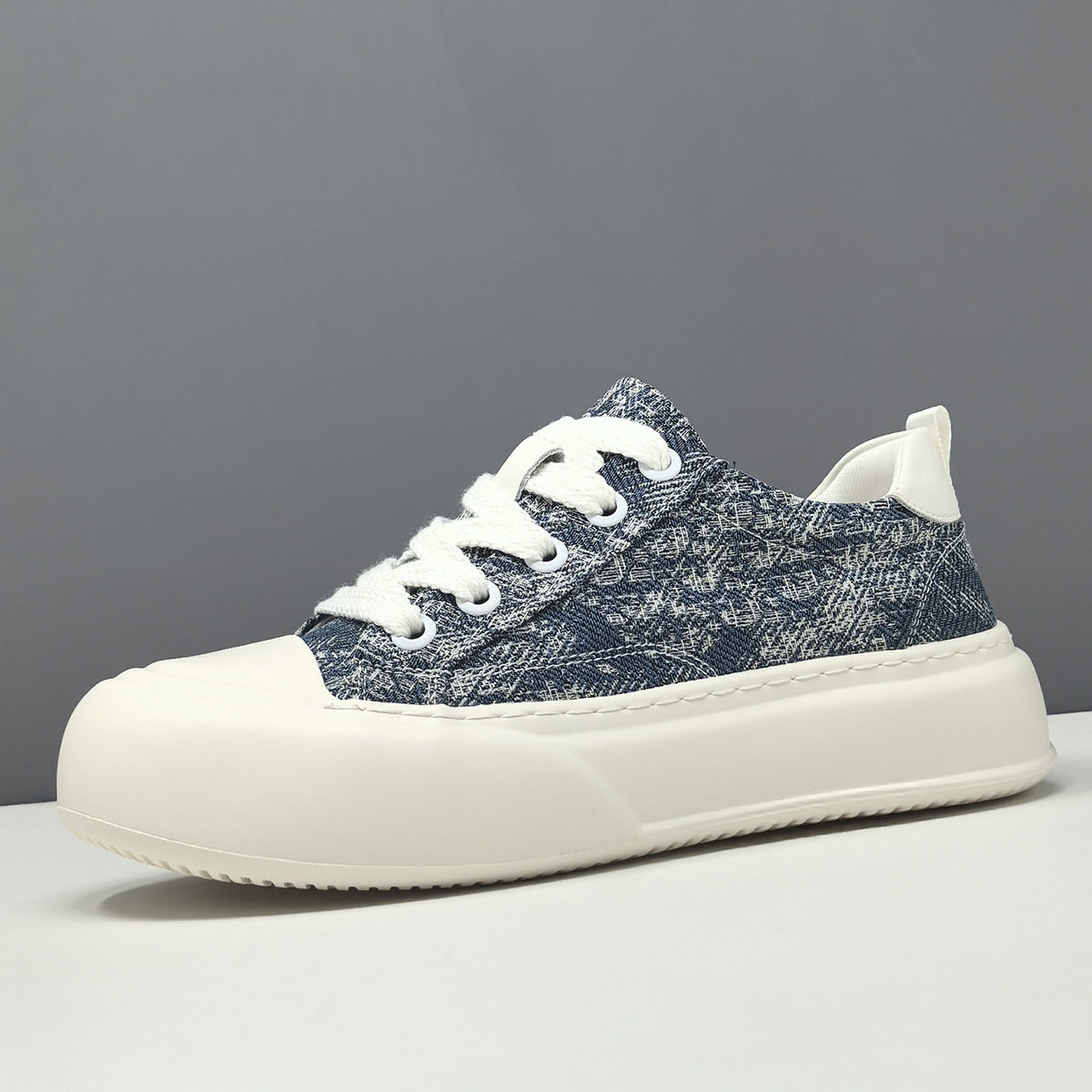 Men's Chic Breathable Denim Canvas Casual Sneakers-RAIIFY