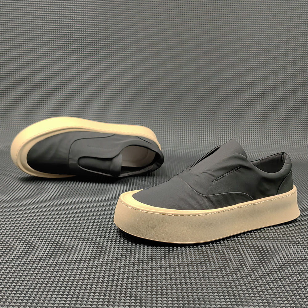 Men Minimalist Breathable Canvas Flat Slip-on Casual Shoes-RAIIFY