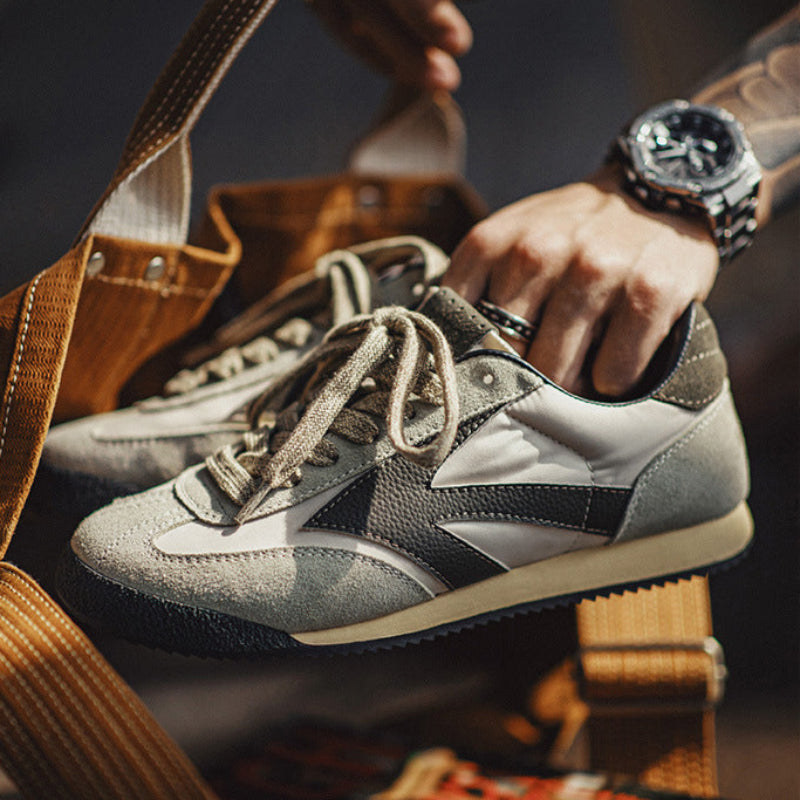 Men's Fashion Patchwork Breathable Low Top Training Sneakers-RAIIFY