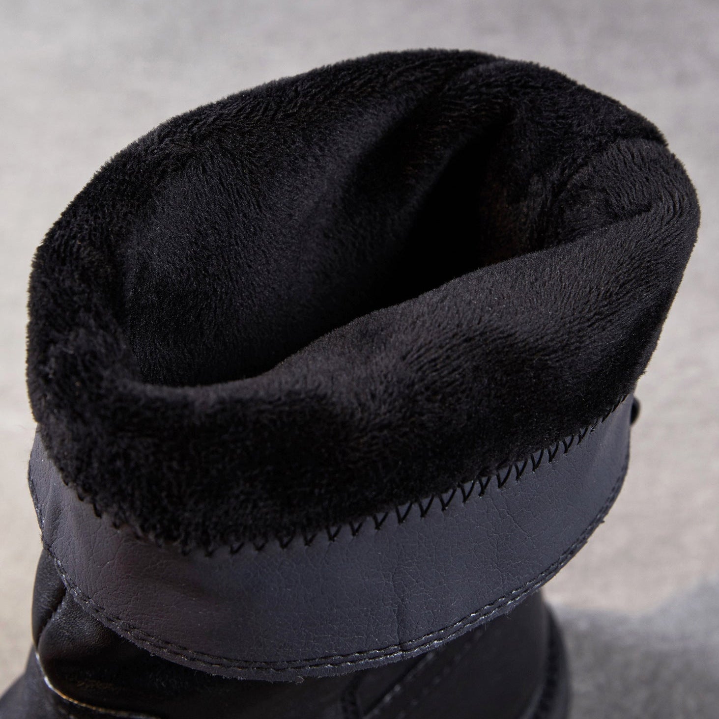 Women's Comfort Leather Warm Furred Mid-Calf Boots-RAIIFY