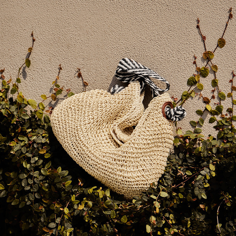 Women's Fashion Casual Straw Woven Shoulder Bag-RAIIFY