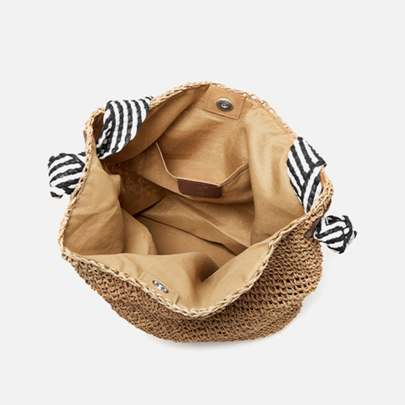 Women's Fashion Casual Straw Woven Shoulder Bag-RAIIFY