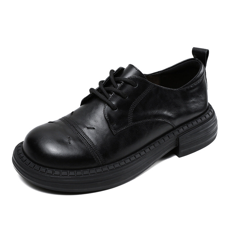 Women Vintage Leather Soft Casual Shoes-RAIIFY