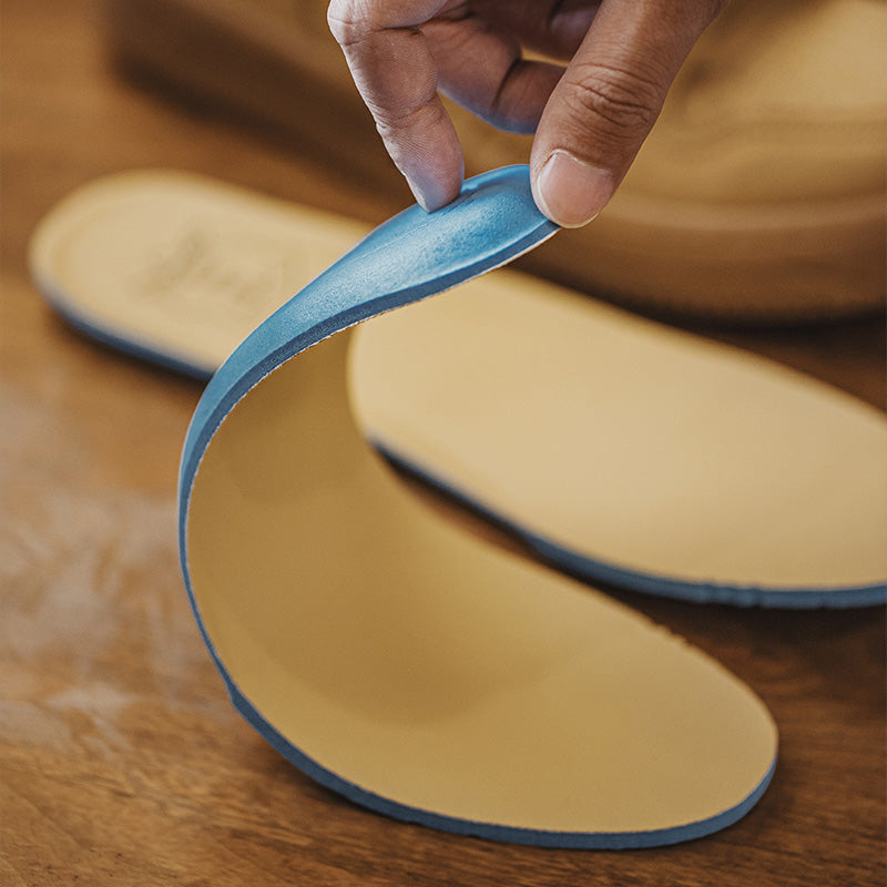 Men's Plain Breathable Quilted Leather Skate Shoes-RAIIFY