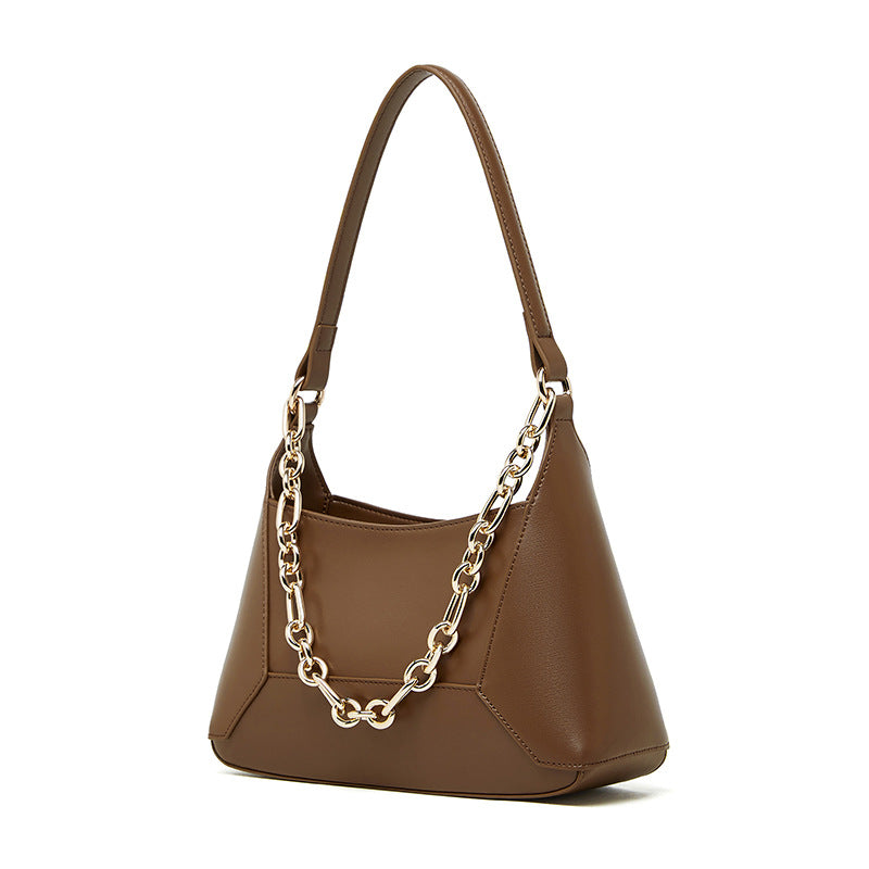 Women Minimalism Fashion Leather Shoulder Bag-RAIIFY