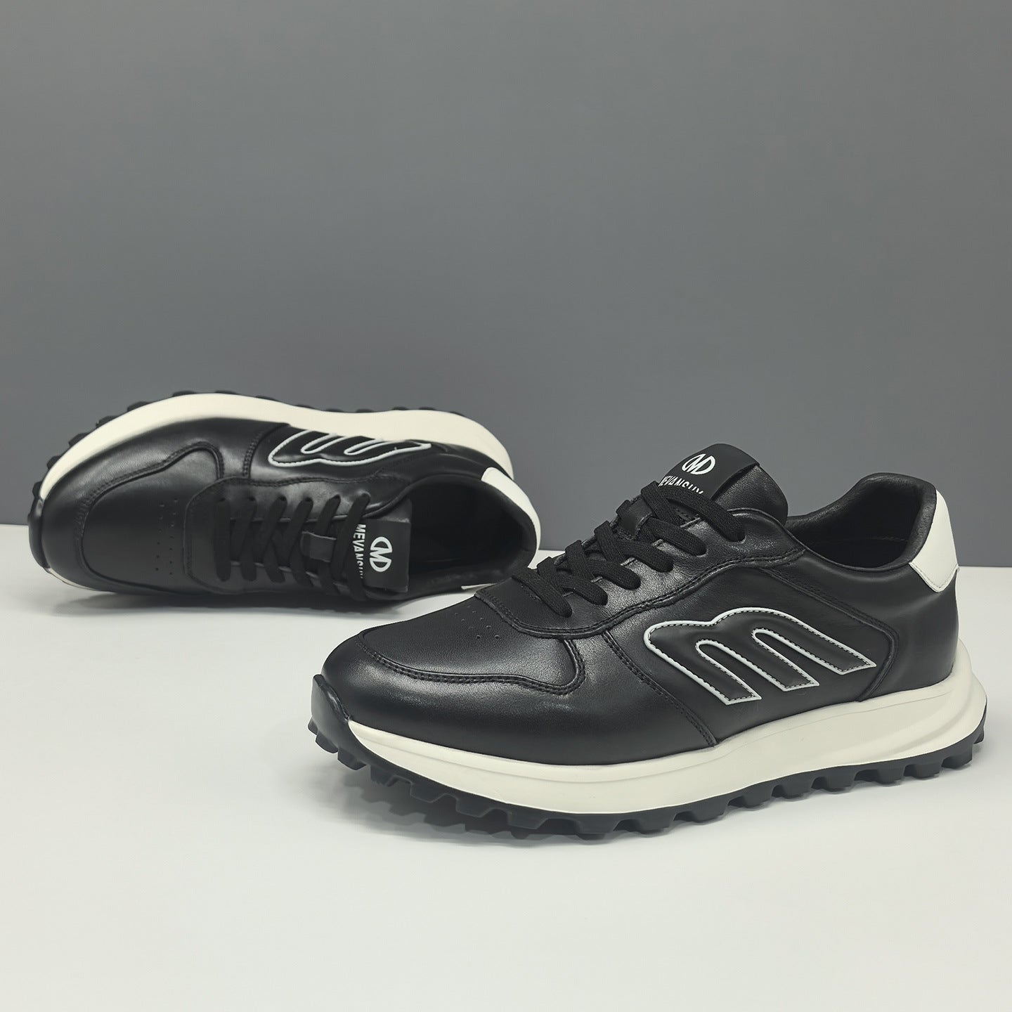 Men's Top Grain Cowhide Fashion Casual Shoes-RAIIFY