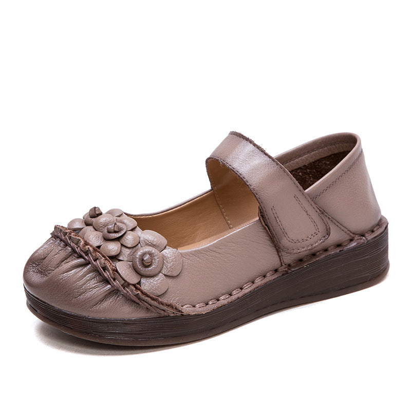 Women Retro Casual Leather Comfort Casual Shoes-RAIIFY